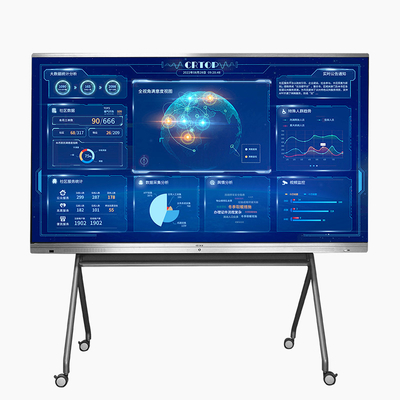 75&quot; el panel teledirigido elegante de la pantalla de visualización del LCD del tacto de 4K HD