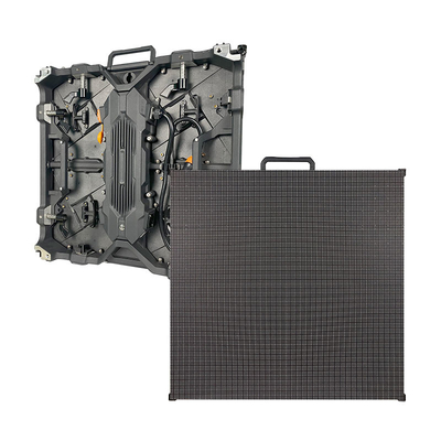 Gabinete echado dado interior 500x500m m del aluminio del alquiler de la pantalla de P2.97mm LED
