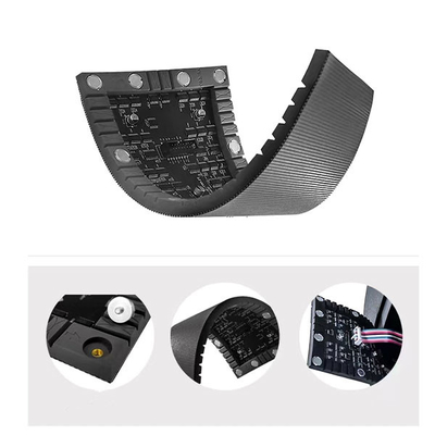 Ángulo de visión amplio de Moudle de la pantalla LED flexible adaptable de P2.5mm