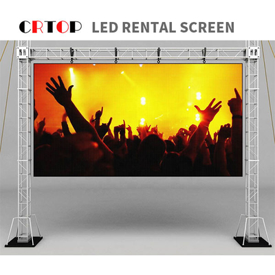 Exhibición de pared de alquiler al aire libre de Vedio de la pantalla de P3.91mm 4500cd LED