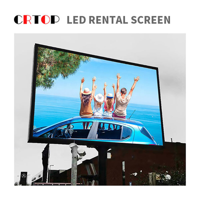 Exhibición de pared de alquiler al aire libre de Vedio de la pantalla de P3.91mm 4500cd LED