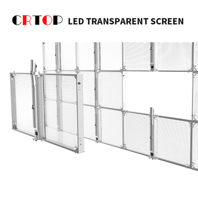 Pantalla de cristal transparente de la frecuencia de actualización 3840HZ LED para el centro comercial