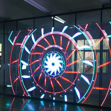 Pantalla de cristal transparente de la frecuencia de actualización 3840HZ LED para el centro comercial