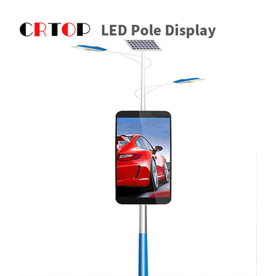 Pantalla LED inteligente Vedio al aire libre de poste ligero de calle de P2.5mm