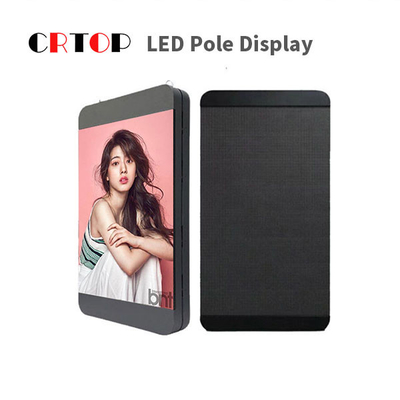Tablero de publicidad del camino de la calle de la pantalla LED de poste ligero de calle de P3mm