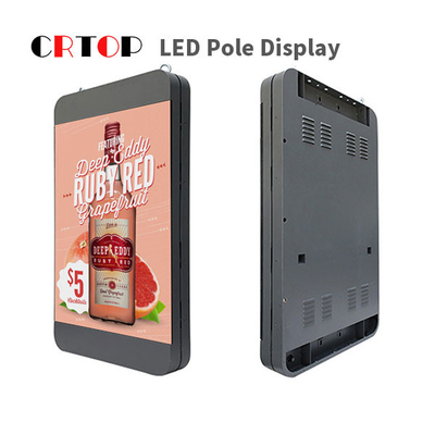 Tablero de publicidad del camino de la calle de la pantalla LED de poste ligero de calle de P3mm