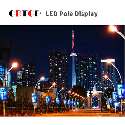 Iluminación poste P4mm que hace publicidad de frecuencia de actualización de la pantalla LED 1920Hz