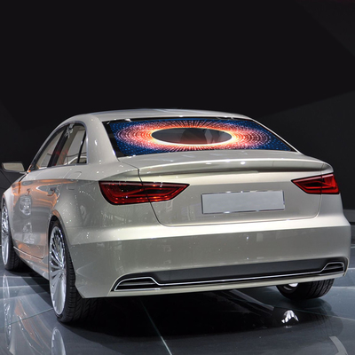 IP30 definición de la pantalla de la publicidad del coche LED alta y colores brillantes