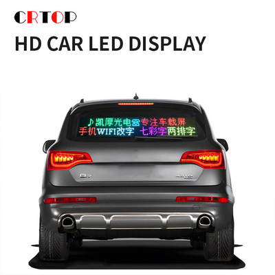Ahorro de la energía transparente de la pantalla LED de la ventana posterior del coche 1R1G1B
