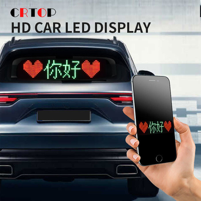 Ahorro de la energía transparente de la pantalla LED de la ventana posterior del coche 1R1G1B