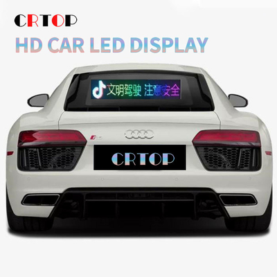 Pantalla de la publicidad del coche LED de 1R1G1B 2500cd con flexibilidad fuerte