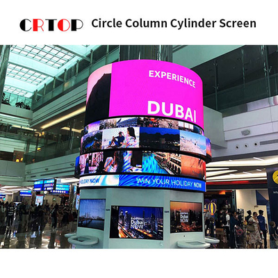 Pantalla flexible de doblez cilíndrica FM6363B interior IC de la pantalla LED