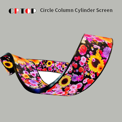 El alto flexible curvado empalme de la pantalla de la pantalla LED de P2mm restaura 64s