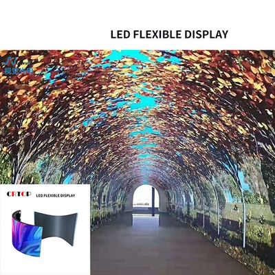 forma arbitraria de la pantalla flexible de la pantalla LED del módulo de 256*128m m