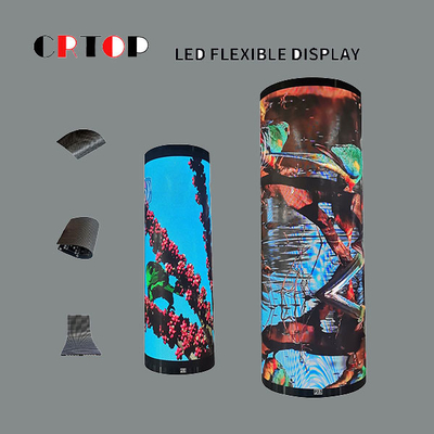 forma arbitraria de la pantalla flexible de la pantalla LED del módulo de 256*128m m