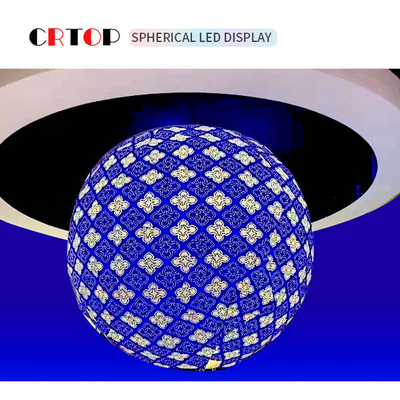 microprocesador del alto contraste SMD2121 de la pantalla de la esfera del diámetro LED de 1500cd los 2.5m