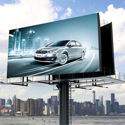 Bajo consumo de energía al aire libre de la pantalla de la publicidad del frente IP65 P8 LED