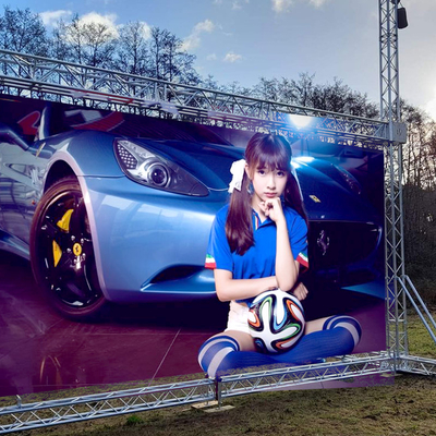 La publicidad al aire libre de P10 Digitaces defiende el LED que la pared video normal restaura