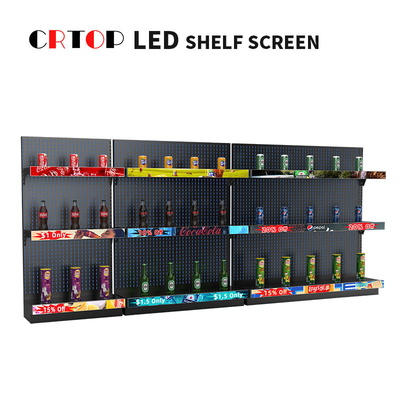 Pantalla LED creativa del estante de P1.875mm para el centro comercial del supermercado