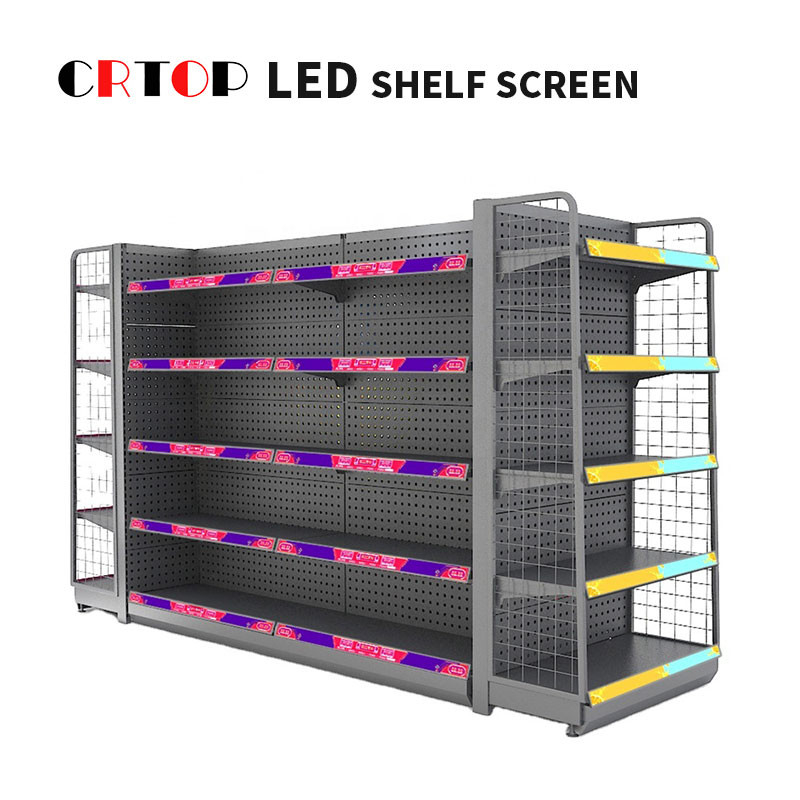 Pantalla LED creativa del estante de P1.875mm para el centro comercial del supermercado